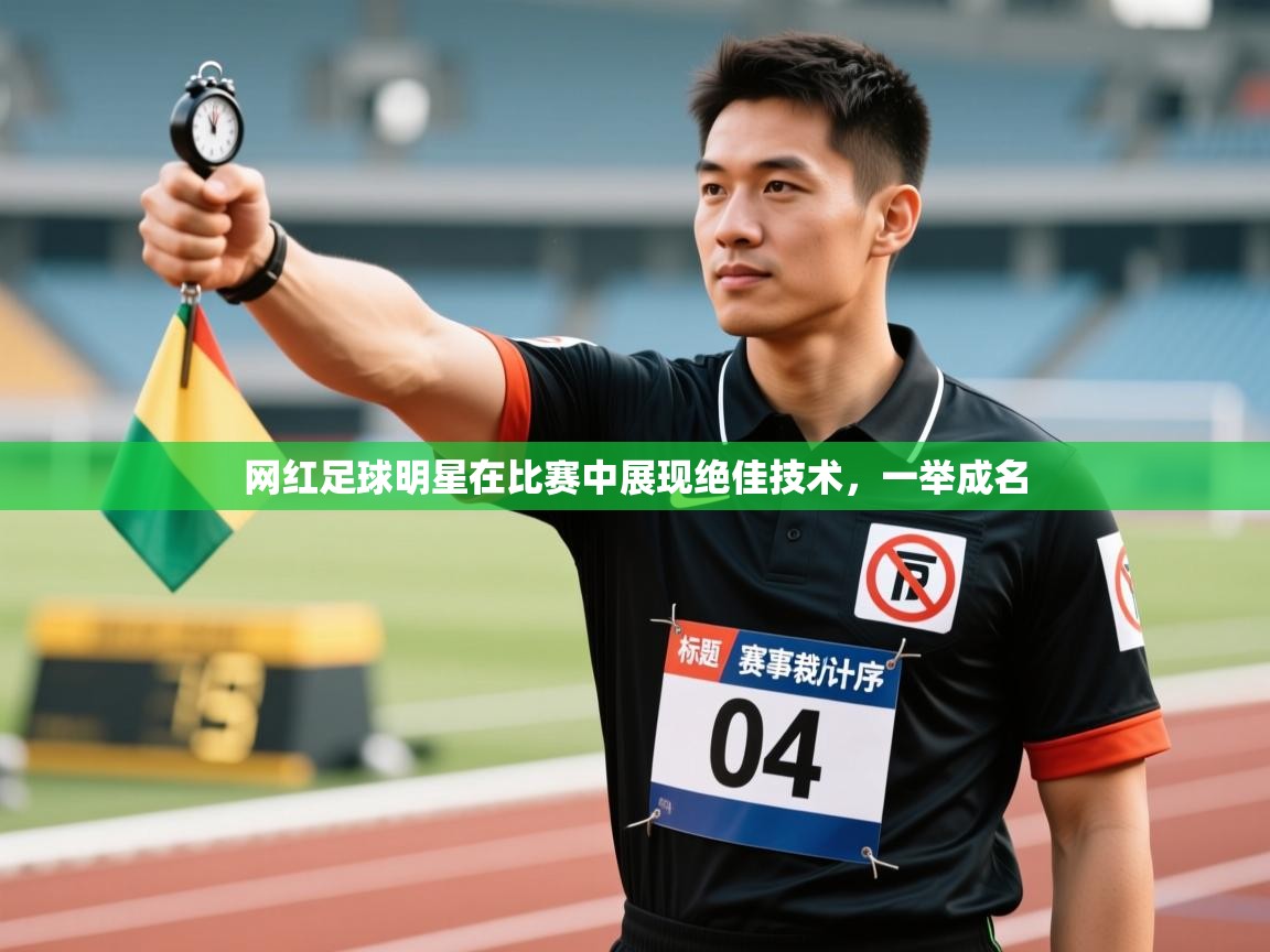 网红足球明星在比赛中展现绝佳技术，一举成名