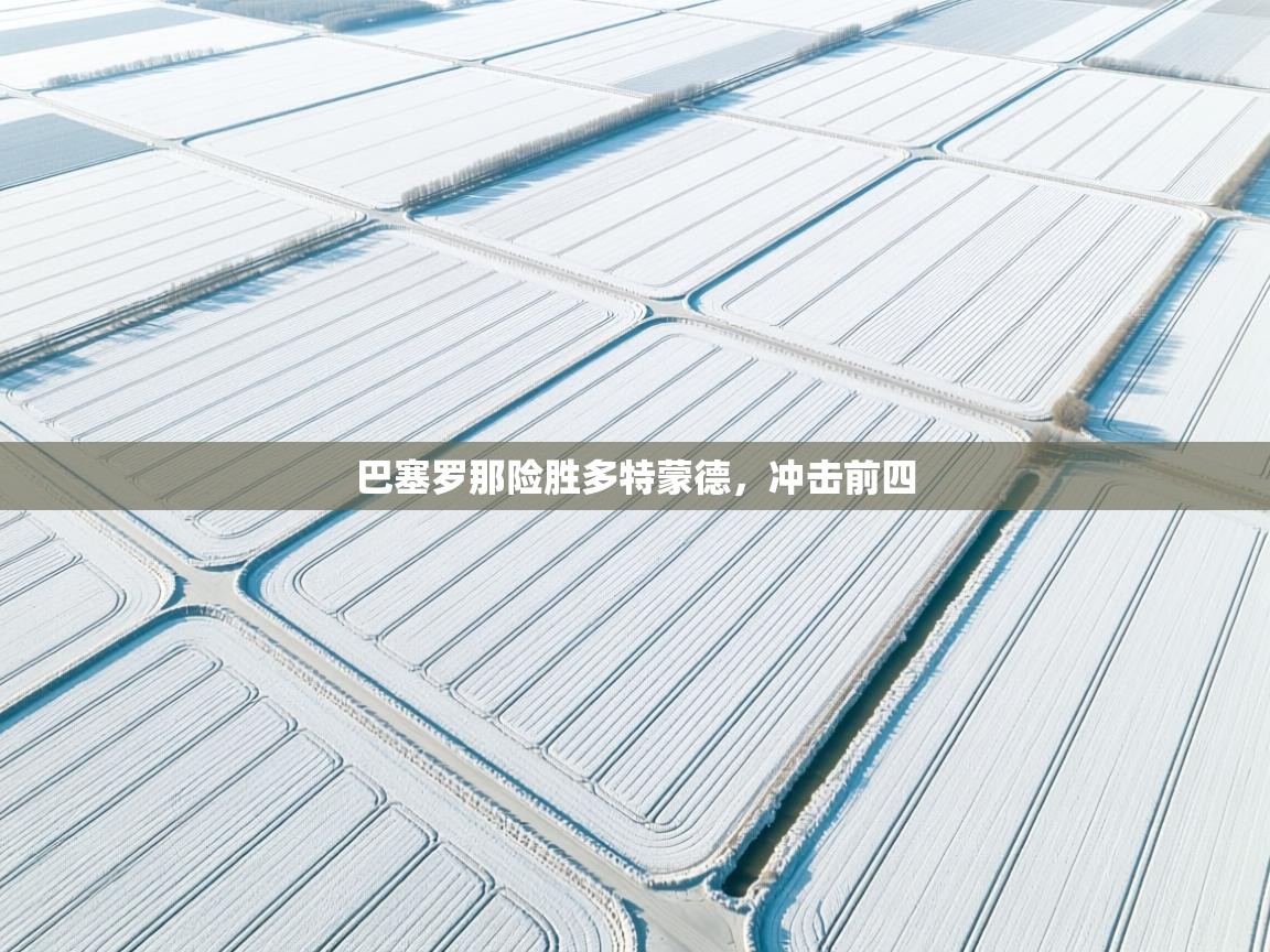 巴塞罗那险胜多特蒙德，冲击前四  第1张